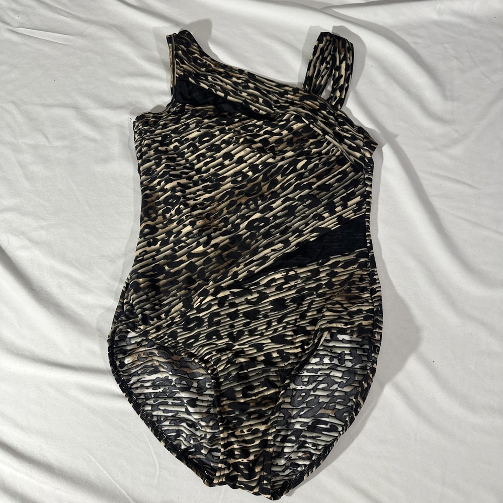 NEW Miraclesuit  [ 12 ] Mesh Inserts‎ Cheetah One Piece Swimsuit #7042